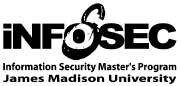 Online Information
						  Security Masters
						  Program, James
						  Madison University